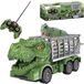 WOOPIE Voiture télécommandée Dinosaure Vert + Figurine d'action
