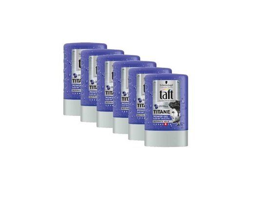 Taft Titane Power Gel - Ultimate Hold - 6 x 300ml