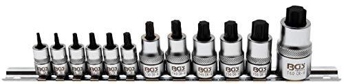 Bgs 5098 | Bit-inzetset | extra kort | T-profiel (voor Torx) T8 - T60 | 12-delig