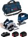 Bosch Professional BOSCH Set BK2023BAG (GKS 18V-57-2 + GST 18V-125 B + 2 x 8,0 Ah ProCORE accu's + GAL18V-160 oplader + transporttas)
