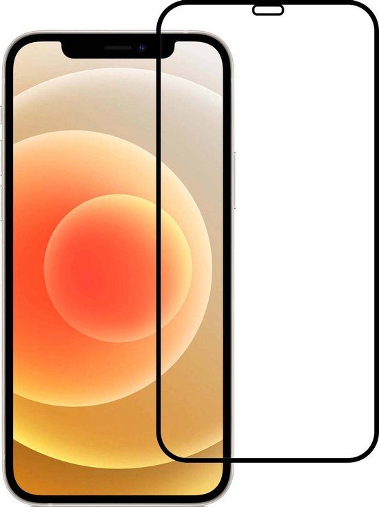 LUQ Screenprotector iPhone 12 Pro - Glas - Blue filter - Full Cover