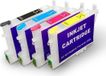 Epson Cartouches rechargeables, compatibles avec T0441, T0442, T0443, T0444 - 4 cartouches d'imprimante rechargeables avec puces de réinitialisation automatiques