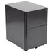 Flash Furniture Warner Moderne archiefkast met 3 afsluitbare laden met kantelbeveiliging en hanglade voor juridische dossiers en brieven, zwart