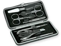 GIMA - Podologieset voor professionele pedicure en manicure met 7 gereedschappen van roestvrij staal, in beschermhoes
