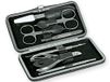 GIMA - Podologieset voor professionele pedicure en manicure met 7 gereedschappen van roestvrij staal, in beschermhoes