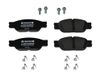 Ferodo FDB1485 PREMIER remblokkenset, schijfrem - (4-delig) - (4 stuks) | Compatibel met: JAGUAR S-TYPE II, LINCOLN LS