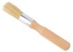 Brosse à poudre pour moulin à café - Hêtre et acier inoxydable - Brosse de nettoyage pour machine à expresso