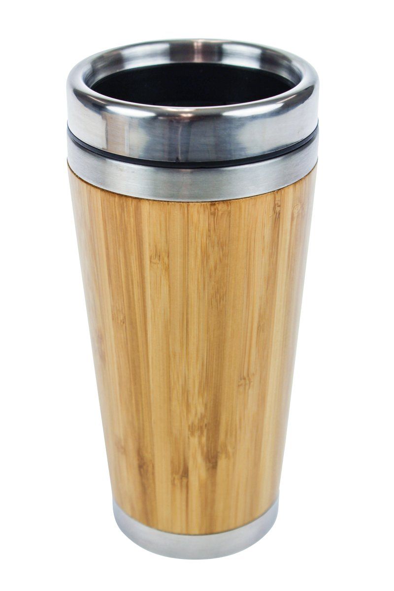 United Entertainment Bamboo Dubbelwandige Eco Reisbeker - 450 ml
