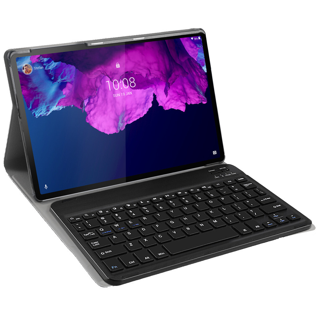 Just in Case Lenovo Tab 11 Pro Premium Toetsenbord Hoes Zwart QWERTY