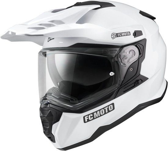 FC-Moto XP-22S Endurohelm - Wit, XXL