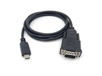 Equip Adapter USB-C -> Seriële RS232-DB9 St/St 1,50m zwart