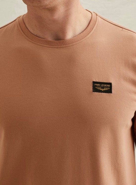 PME LEGEND T-Shirt AMERICAN CLASSIC ROSE DAWN Groen Katoen Ronde Hals Korte Mouw Regular Fit Maat L