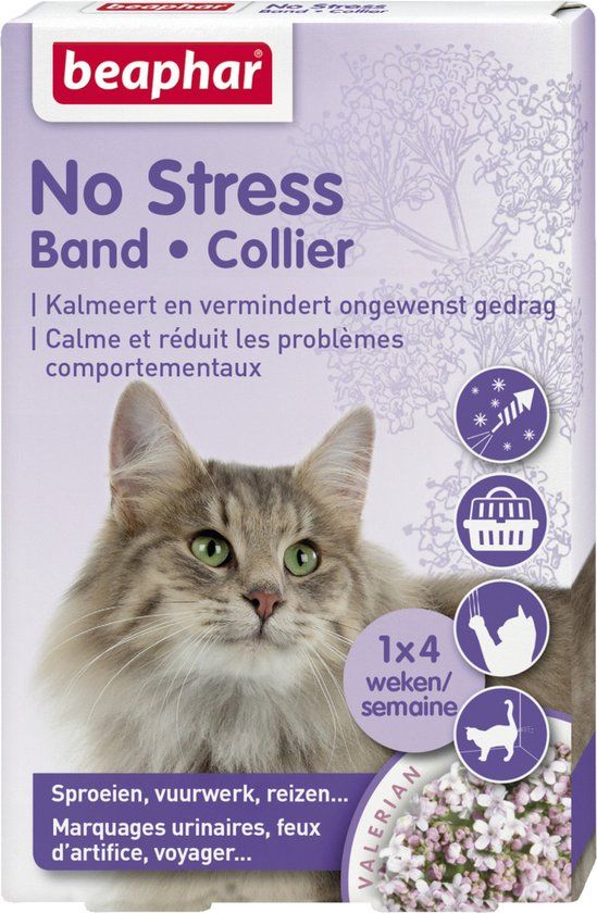 Beaphar No Stress Kat Halsband - Rustgevende Halsband voor Katten