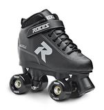 Roces Jongens Movida Up Rollerskates/Rolschaatsen Street, Black, 35