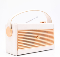 GPO DARCYCRE Draagbare radio in retro style goud, wit