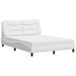 Maison Exclusive - Lit avec matelas « Hvar » blanc 140 x 200 cm, simili cuir