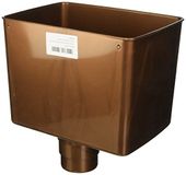 First Plast RCR080R Koffermap, rechthoekig, koperen look, 80 mm diameter