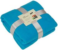 James & Nicholson Fleece deken turquoise 130 x 170 cm