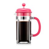 Bodum Caffettiera 1918-539BTR Cafetière à piston 1 L Rose, Transparent