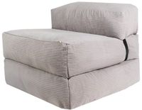 Bananair - Slaapstoel eenpersoons - Afneembare hoes - Slaapbank - Logeerbed - Ribfluweel - 70x190 cm