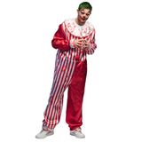 Boland Killer Clown-kostuum voor volwassenen | Horror-carnavalskostuum voor Halloween, themafeest en carnaval