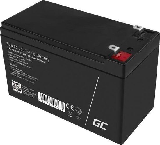 Green Cell AGM VRLA 12V 8Ah accu onderhoudsvrij - Auto - 5907813963438