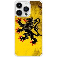 Nord Bedrukt siliconen hoesje compatibel met iPhone 14 Pro Drapeau