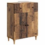 vidaXL Dressoir Oud hout 66 x 34,5 x 90 cm Bewerkt hout