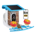 Blinkit Bird Villa - Mangeoire d’extérieur pour oiseaux 1,2 L, batterie 4400 mAh, caméra IA intelligente cloud avec vision nocturne LED, audio bidirectionnel, vision nocturne en couleur, reconnaissance des oiseaux