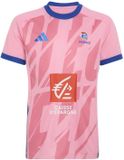 adidas Derde uittenue kind Frankrijk 2025 Herfst/Winter Polyester Korte mouw gelukzalig roze