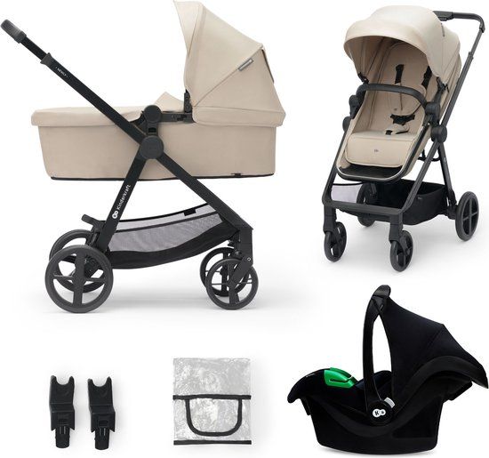 Kinderkraft NEWLY 3-in-1 Kinderwagen Set - Beige