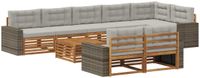vidaXL - Buiten - bank - set - 9 - st