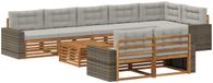 vidaXL - Buiten - bank - set - 9 - st
