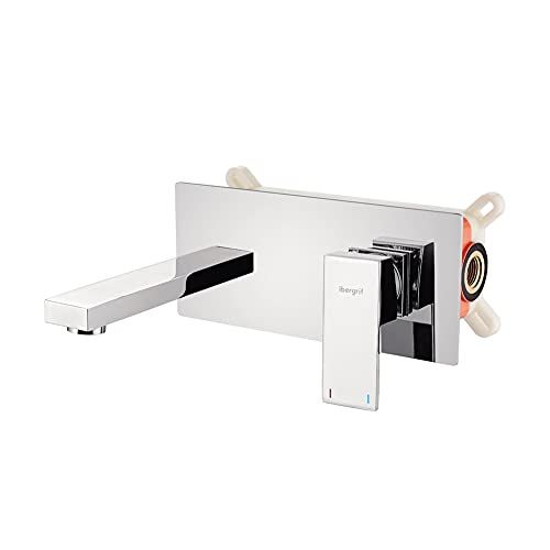 Ibergrif - Atenas Built-in Sink Washbasin Tap - Mixer Monozano for Sink - Chrome