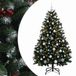 vidaXL Kunstkerstboom groen met kerstballen 150 cm 150 LED's Warmwit
