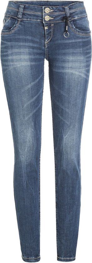 TIMEZONE Enya Slim Fit Jeans - Blauw - Dames - W25/L30