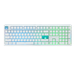 EPOMAKER HE108 100% ANSI US Layout Bedraad/BT/2.4Ghz Draadloos Hall Effect Magnetisch Toetsenbord met 10000mAh Batterij voor Mac/WIN