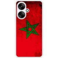 Xiaomi Redmi 13C Drapeau maroc Verstevigd hoesje met sublimatie bedrukking