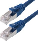 Helos Patchkabel SF/UTP Cat 5e blauw 3,0 m