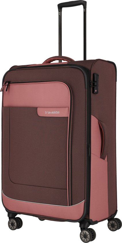 Travelite Viia 4W Trolley - Spring Rose - 77cm - Hardcase