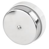 EMOS Läutewerk bedraad 12V, 1 melodie 90 dB, rond, wit/chroom