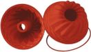 Silikomart Bakvorm Tulband 11(H)Xø22cm - UniFlex 070095 Rood Siliconen