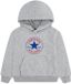 Converse Kids 8cj628 Sweat à capuche Gris clair chiné Coton 4-5 ans