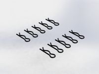 Horizon AR320278 Body Clip Large Black (10)