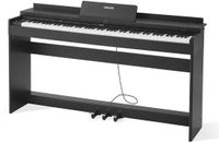 VEVOR Digitale Piano, 88 Toetsen Volledig Gewogen, Aanslaggevoelige Elektrische Piano met Meubelstandaard, Voeding, Drievoudig Pedaal, 680 Toetsen, Ondersteunt Draadloze Verbinding, met Hoofdtelefoon, voor Beginners