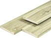 Merkloos ME grenen tuinplank 1.6x14.0x180cm geschaafd groen geïmpregneerd