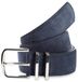 Tom Tailor - TTMILLIE Ledergürtel mit abgerundeter Schnalle - Größe 75 - marineblau uni