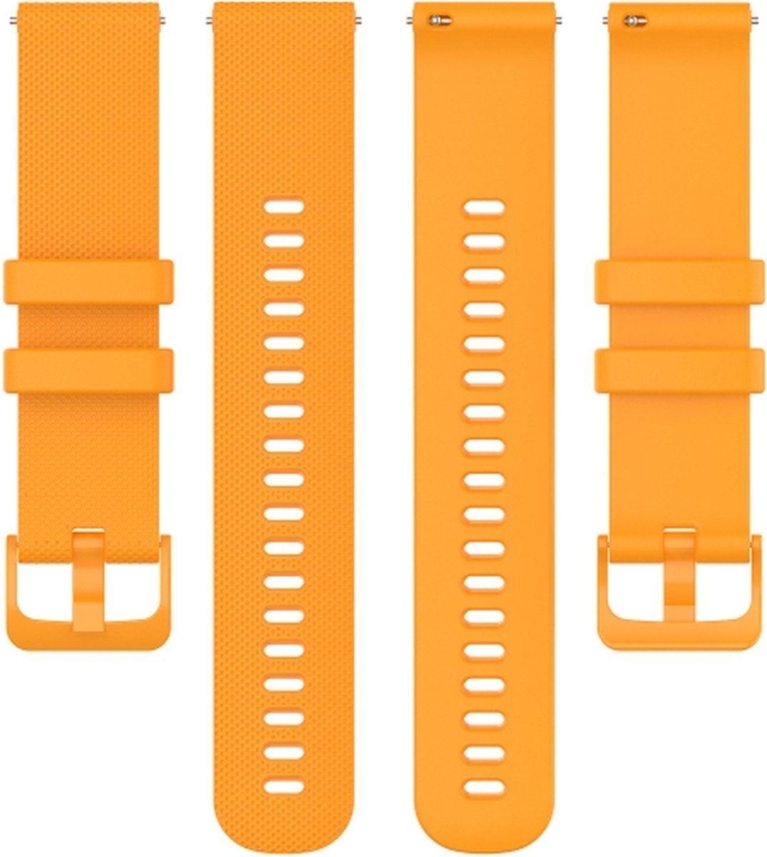 Intercella Siliconen bandje - geschikt voor Garmin Vivoactive 4 en Venu 2 - oranje