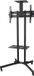 Maclean MC-661 - support TV - pied TV avec support sur roulettes fauteuil TV professionnel max 55 kg VESA 600x400