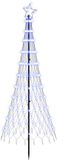 vidaXL LED Kerstboom 180 cm Blauw